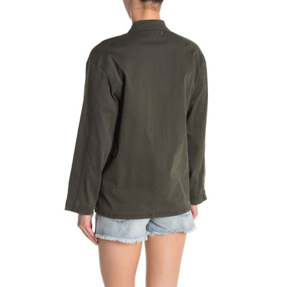 NWT - Good American The Utility Jacket Olive - Picture 2 of 3